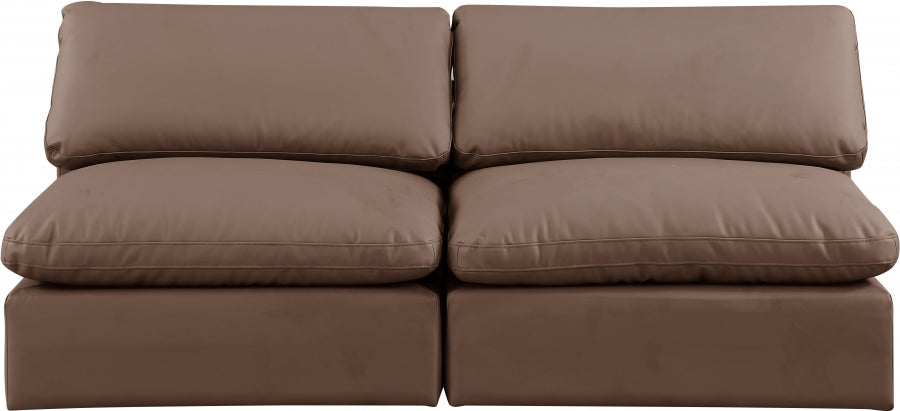 Comfy Vegan Leather Sofa