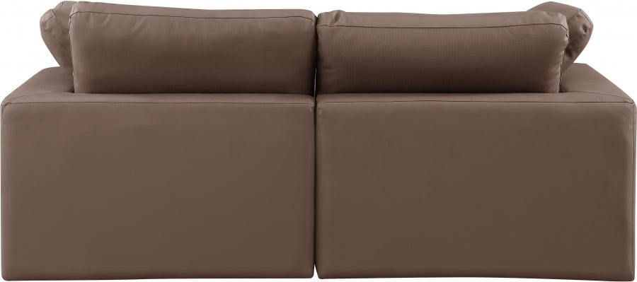 Comfy Vegan Leather Sofa