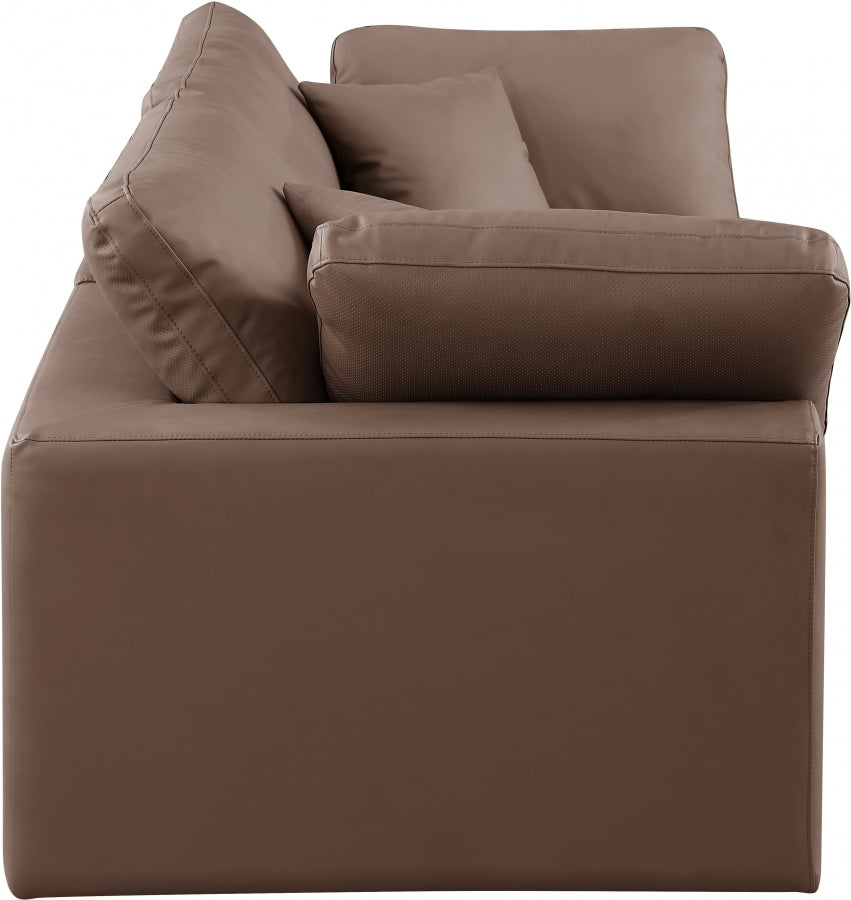 Comfy Vegan Leather Sofa