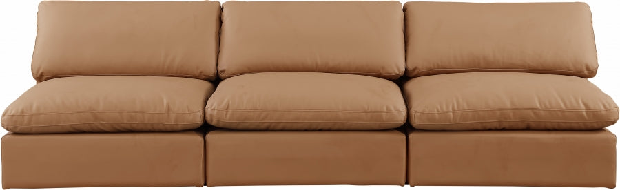 Comfy Vegan Leather Sofa