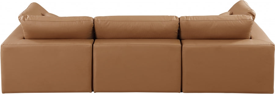 Comfy Vegan Leather Sofa