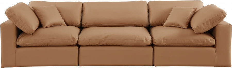 Comfy Vegan Leather Sofa