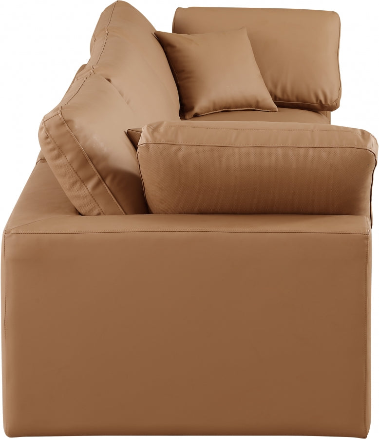 Comfy Vegan Leather Sofa