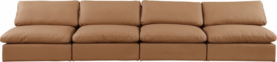 Comfy Vegan Leather Sofa