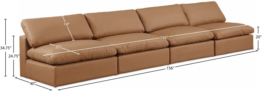 Comfy Vegan Leather Sofa