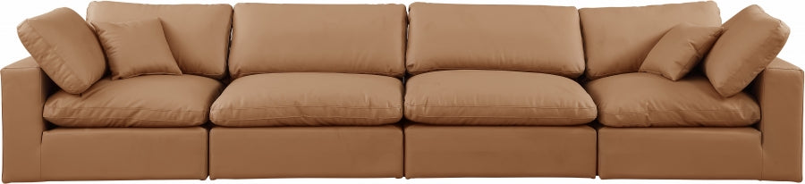 Comfy Vegan Leather Sofa