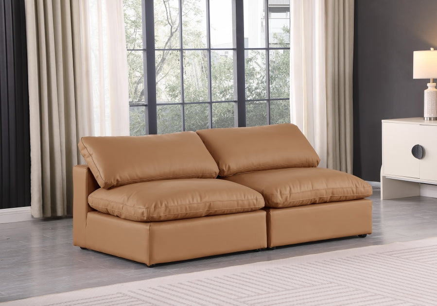 Comfy Vegan Leather Sofa