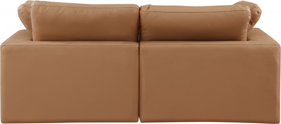 Comfy Vegan Leather Sofa