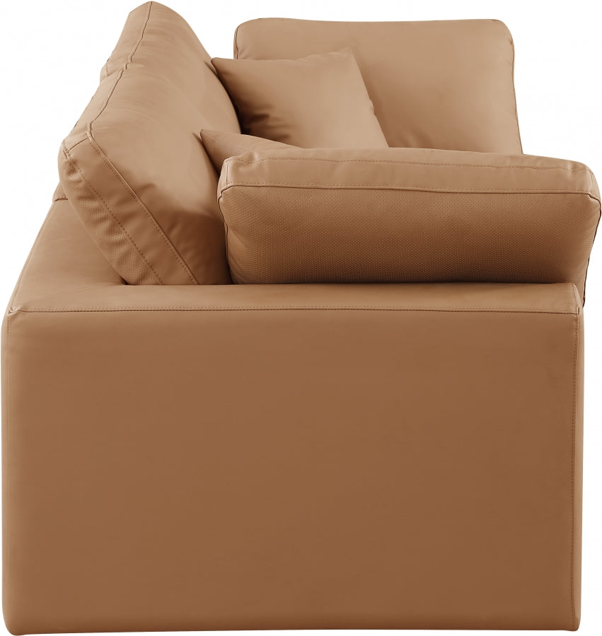 Comfy Vegan Leather Sofa