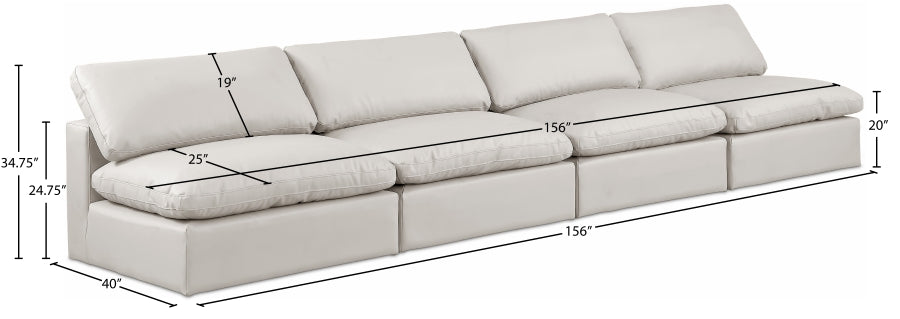 Comfy Vegan Leather Sofa