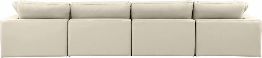 Comfy Vegan Leather Sofa