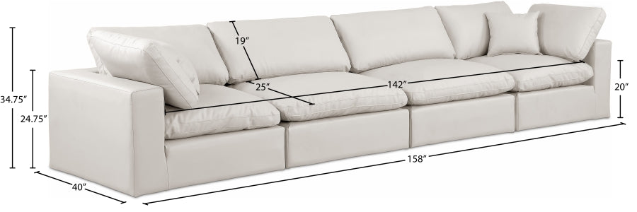 Comfy Vegan Leather Sofa