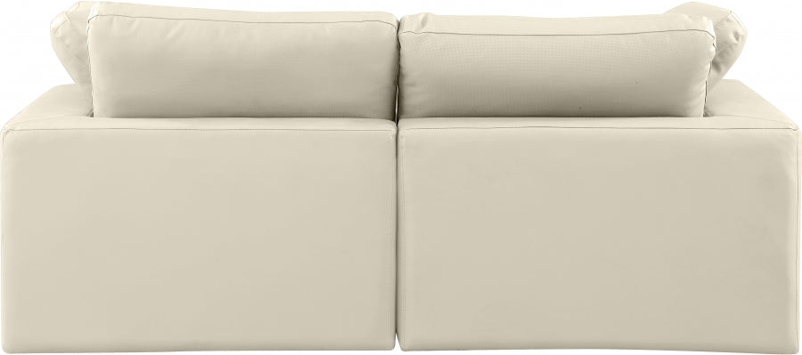 Comfy Vegan Leather Sofa