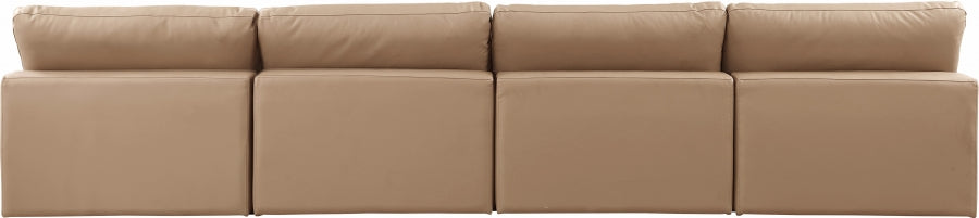 Comfy Vegan Leather Sofa