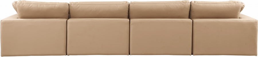 Comfy Vegan Leather Sofa