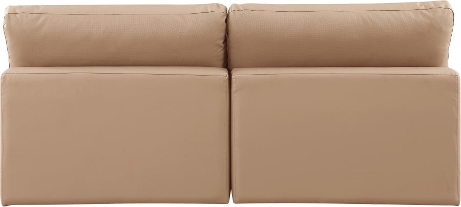 Comfy Vegan Leather Sofa