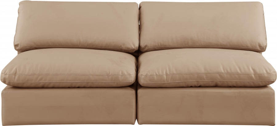 Comfy Vegan Leather Sofa