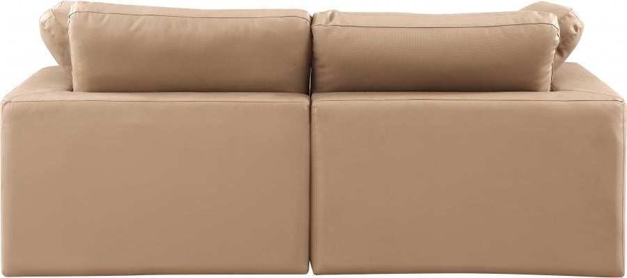 Comfy Vegan Leather Sofa