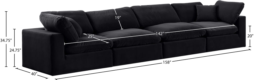 Comfy Velvet Sofa