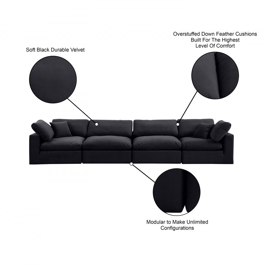 Comfy Velvet Sofa