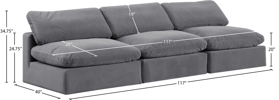 Comfy Velvet Sofa