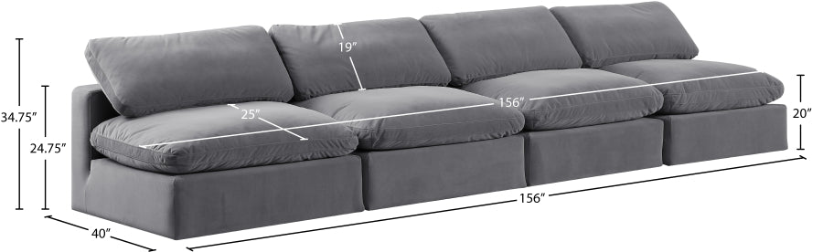 Comfy Velvet Sofa