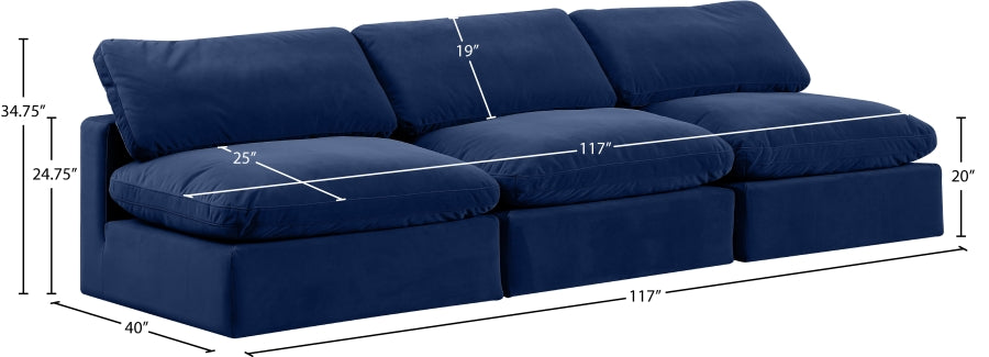 Comfy Velvet Sofa