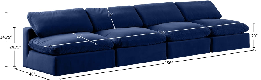 Comfy Velvet Sofa