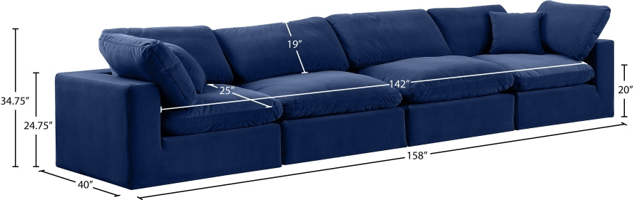 Comfy Velvet Sofa