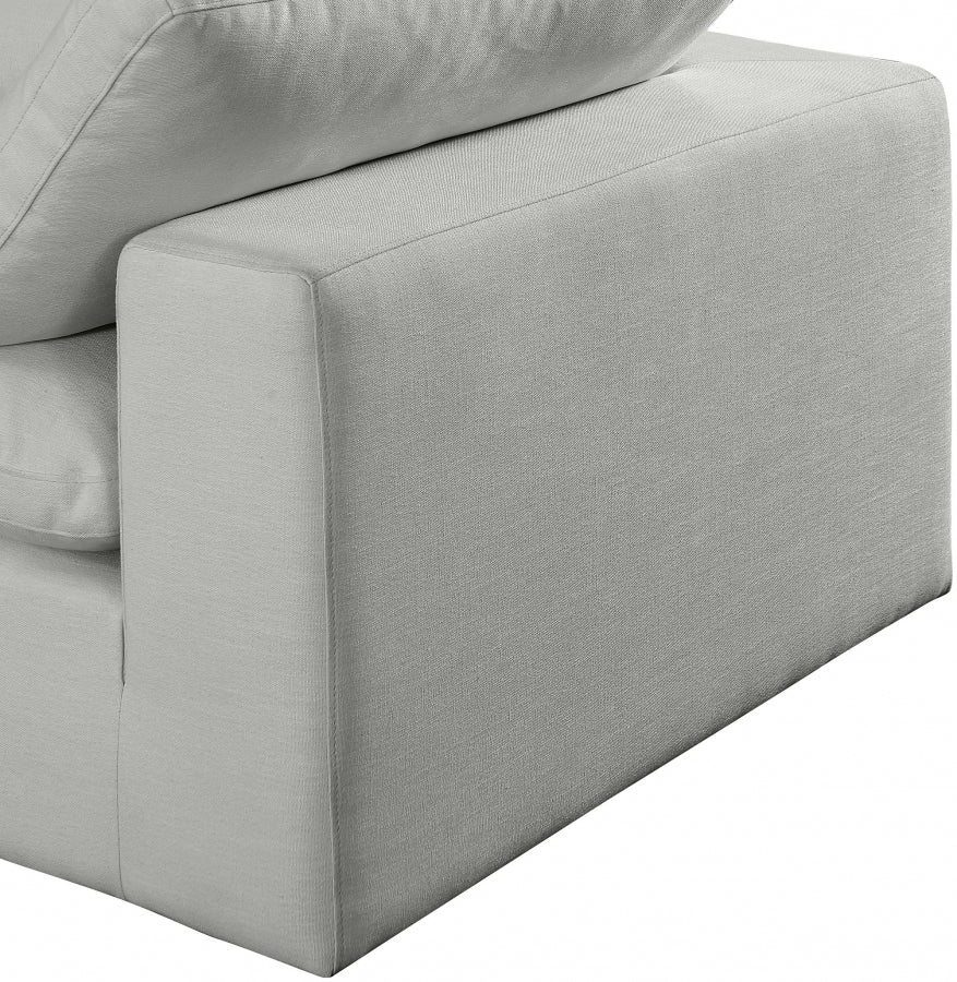 Comfy Linen Textured Fabric Sofa