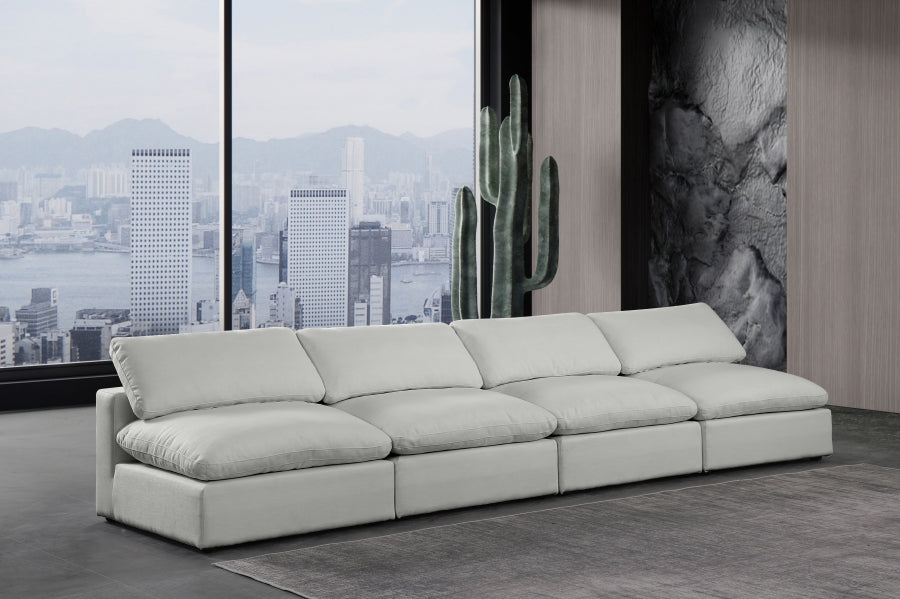 Comfy Linen Textured Fabric Sofa