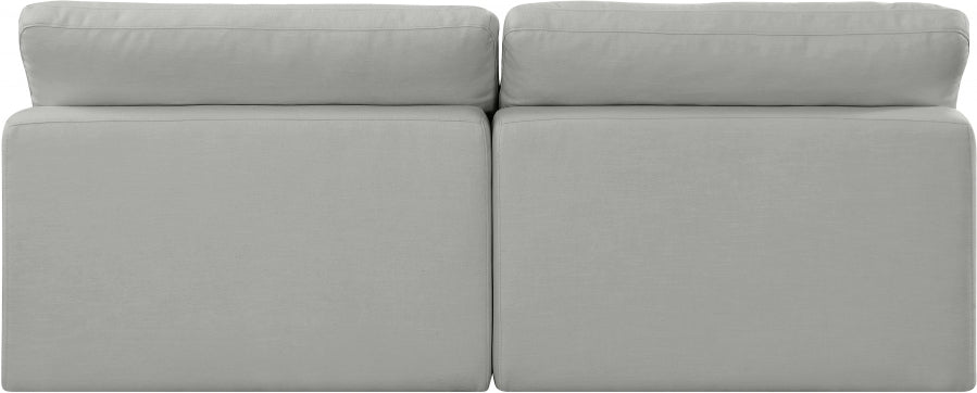 Comfy Linen Textured Fabric Sofa