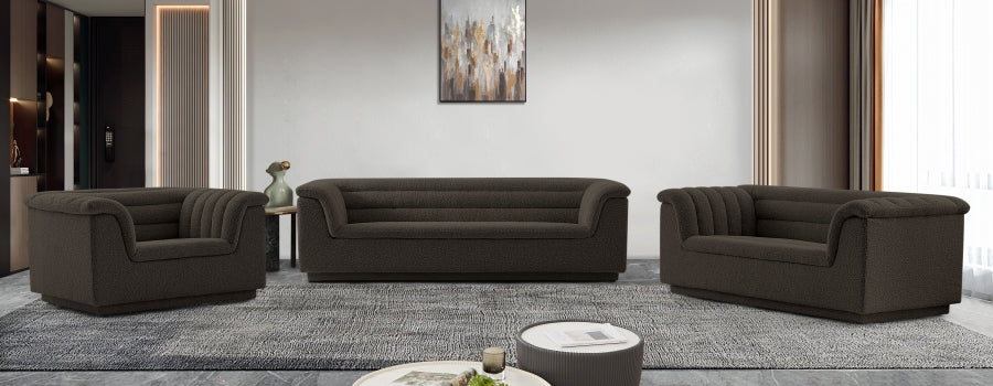 Cascade Boucle Fabric Sofa