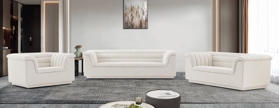 Cascade Boucle Fabric Sofa