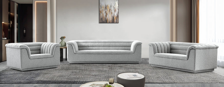 Cascade Boucle Fabric Sofa