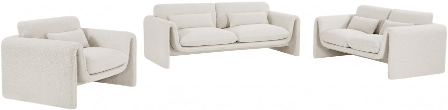 Stylus Boucle Fabric Sofa