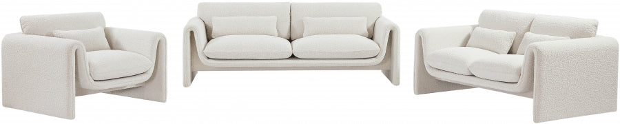 Stylus Boucle Fabric Sofa