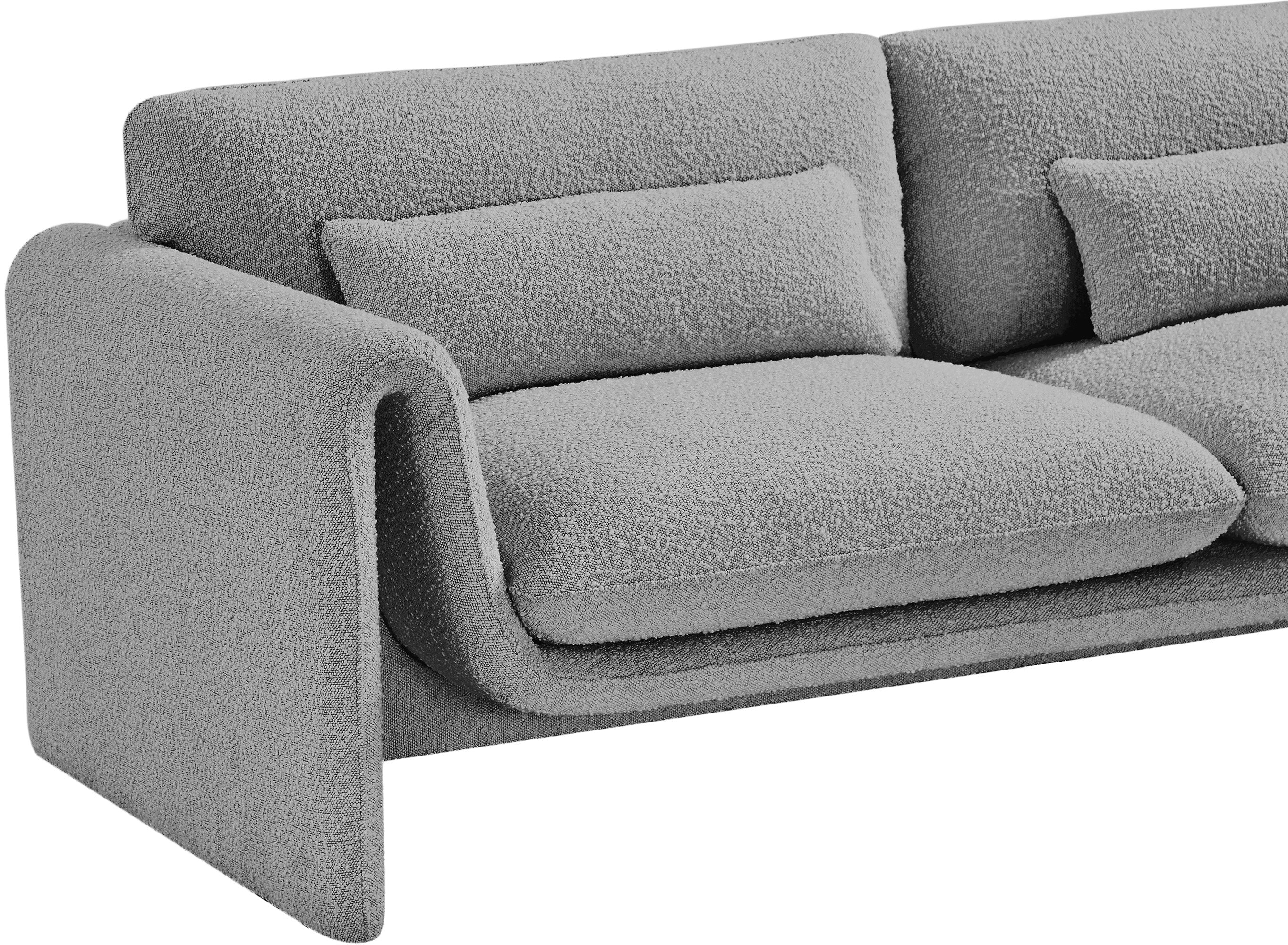 Stylus Boucle Fabric Sofa