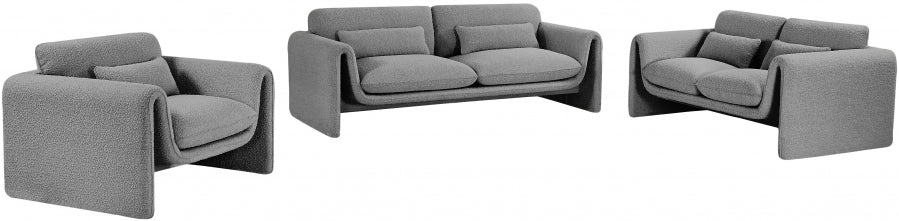 Stylus Boucle Fabric Sofa