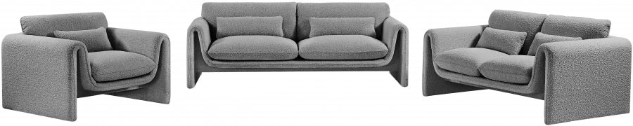 Stylus Boucle Fabric Sofa