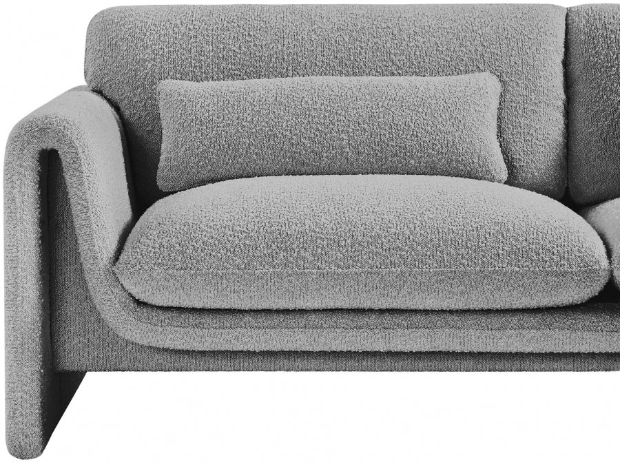 Stylus Boucle Fabric Sofa