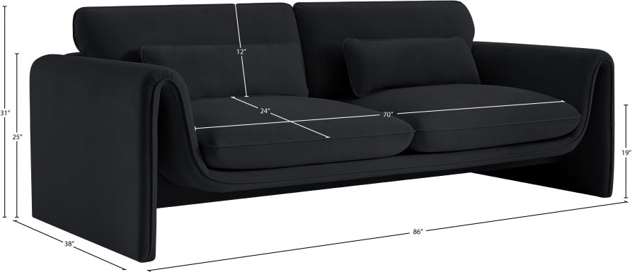 Sloan Velvet Sofa