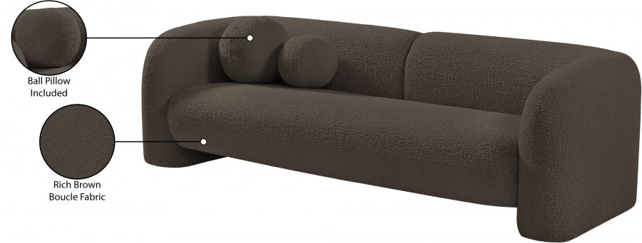 Emory Boucle Fabric Sofa