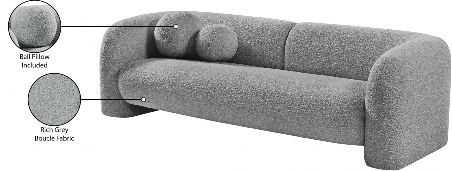 Emory Boucle Fabric Sofa