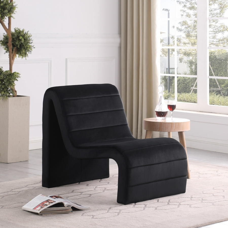 Ivy Velvet Upholstered Accent Chair