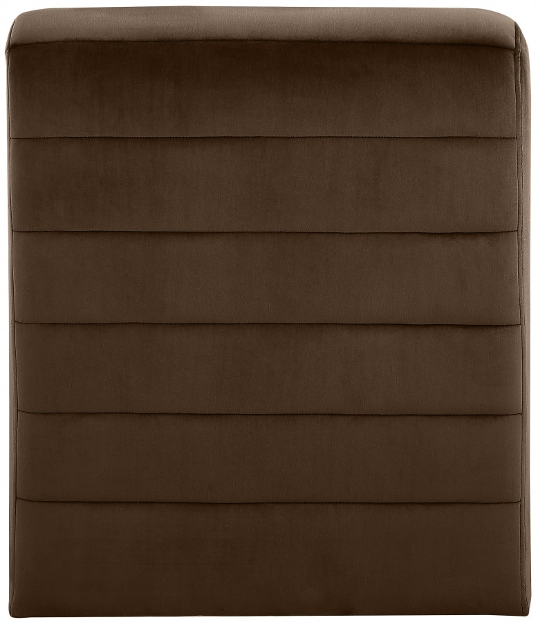 Fauteuil d'appoint rembourré en chenille Vivi 