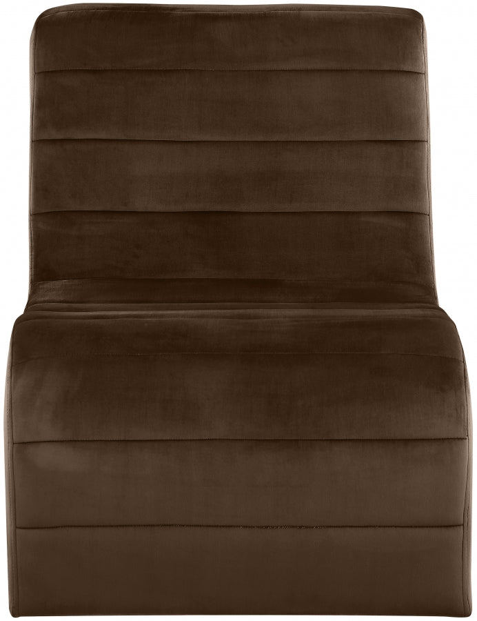 Fauteuil d'appoint rembourré en chenille Vivi 