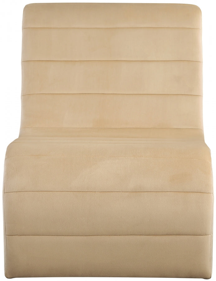 Fauteuil d'appoint rembourré en chenille Vivi 