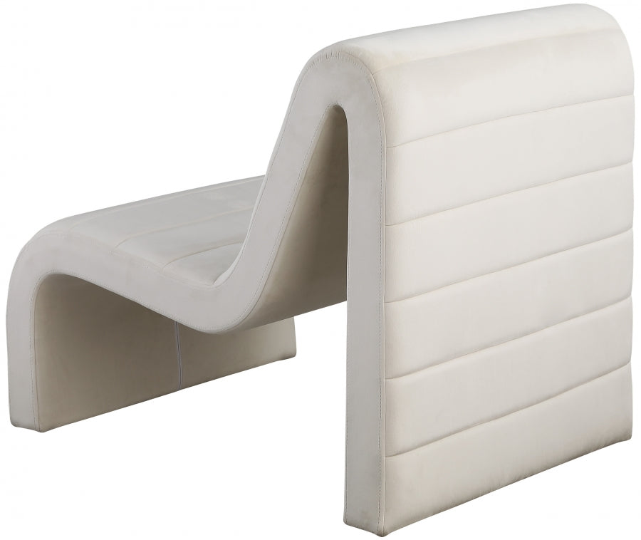 Fauteuil d'appoint rembourré en chenille Vivi 