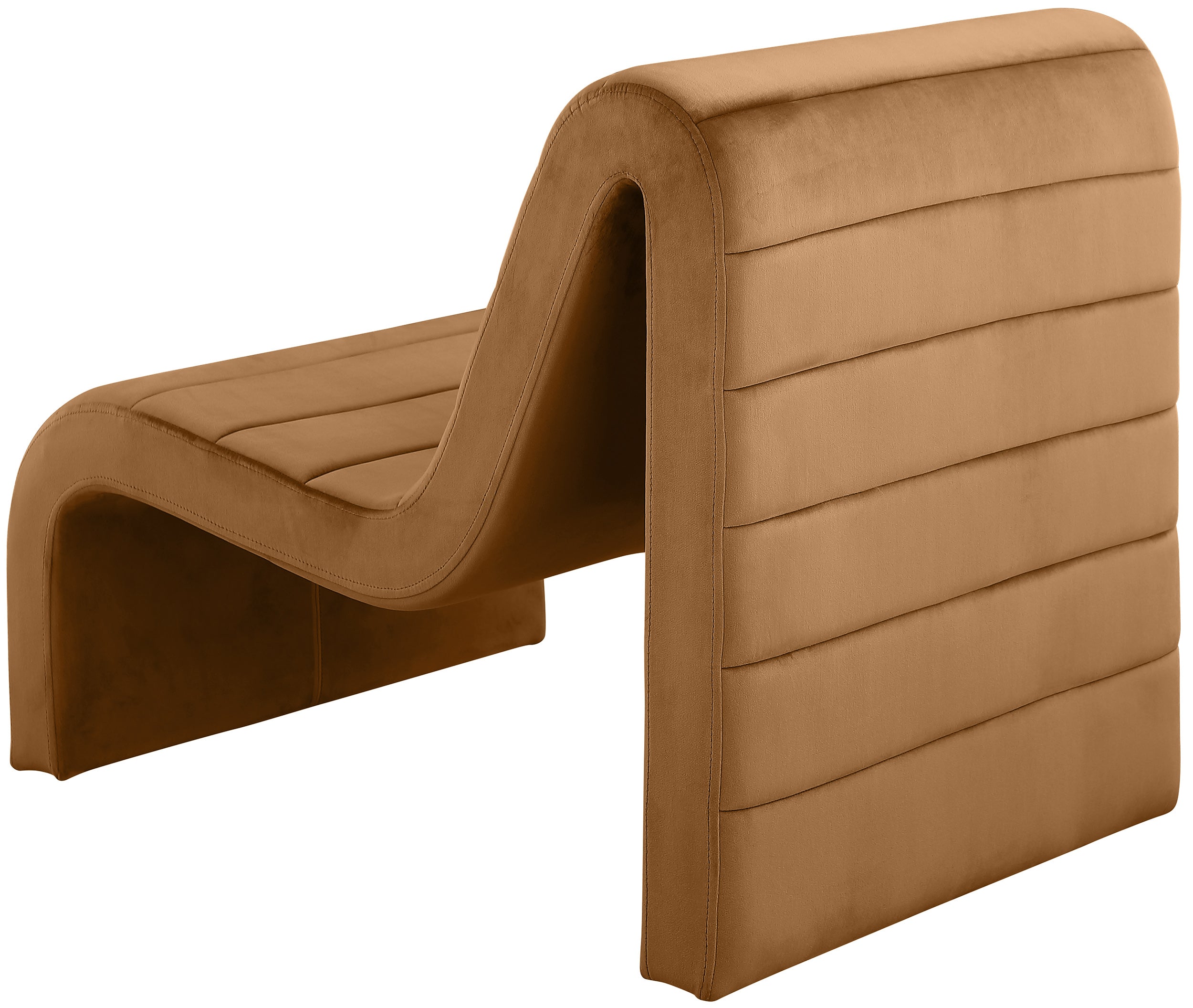Fauteuil d'appoint rembourré en chenille Vivi 